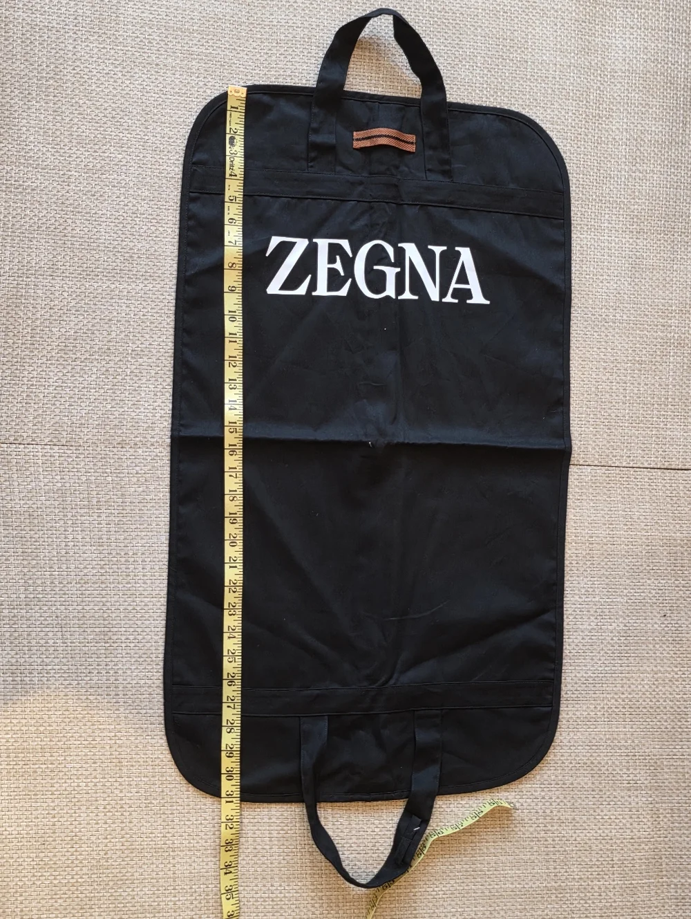 Ermenegildo Zegna Black Garment Bag Suit Travel Carrier Medium
